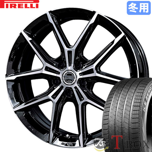 ピレリーICEアシンメトリコPLUS　 RAV4スタッドレス ICE ASIMMETRICO 【RAV4】 スタッドレスタイヤ ホイール 4本セット 225