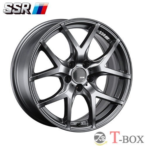 【とっしー様】SSR GTV 18インチ ホイールセット SSR ホイール4本セット GTV03 (FBK) 18インチ 7.5J PCD：114.3