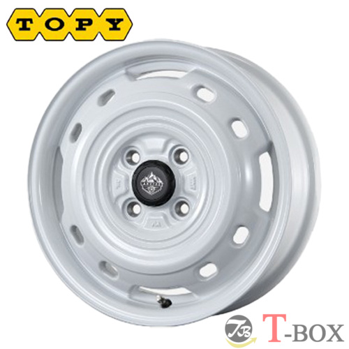 単品1本価格) 12インチ 3.5B 4/100 トピー ランドフット XFG (WH) : T