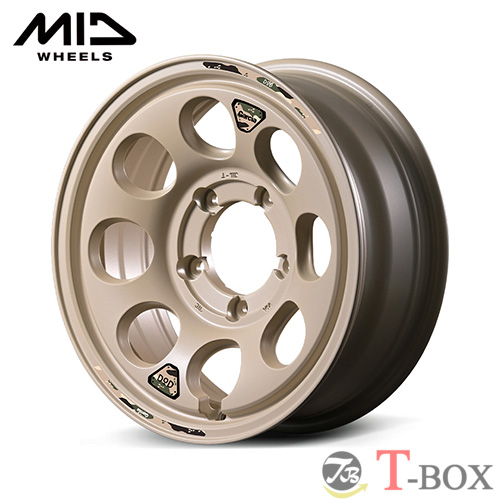 マルカサービス (単品1本価格) 16インチ 5.5J 5/139.7 マルカ MID x