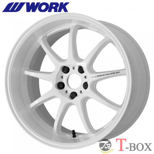 (Pi1{i) 18C` 8.5J 5/114.3 WORK [N WORK EMOTION D9R [NG[V (WHT) zCg