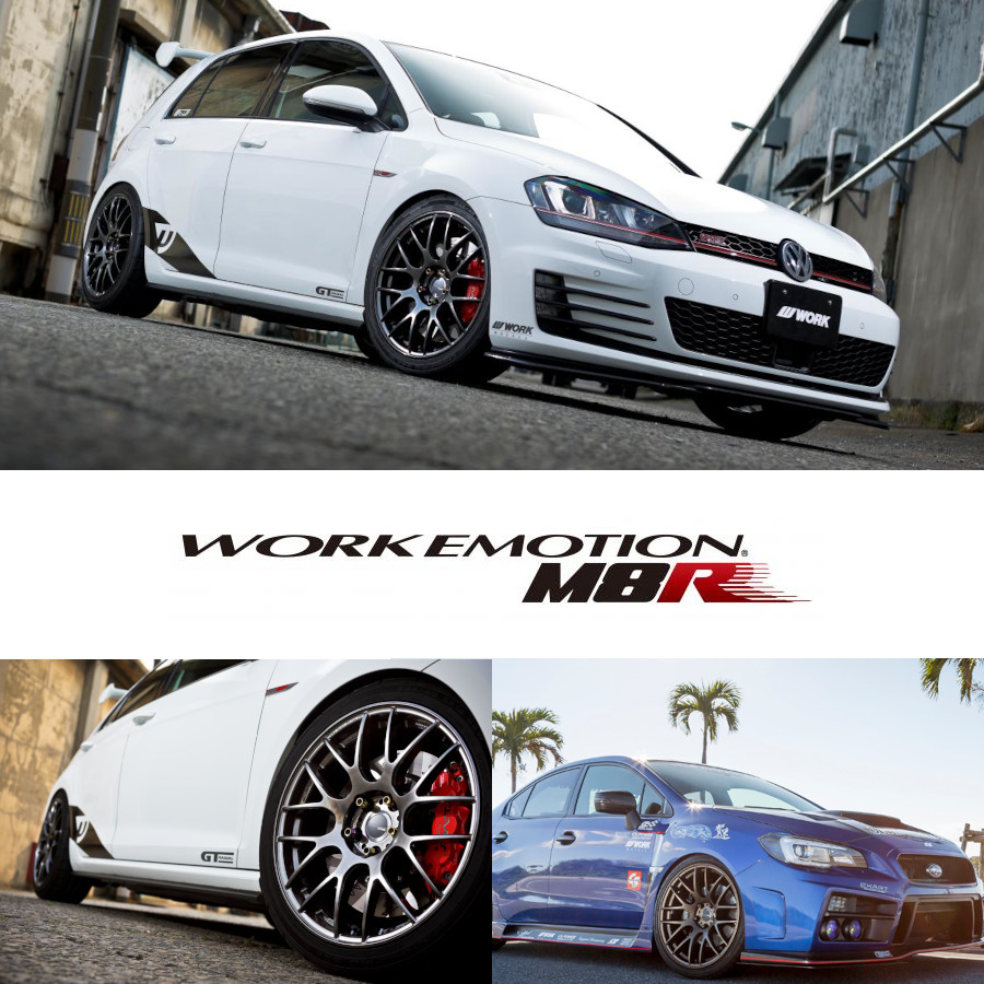WORK (4本セット価格) 18インチ 7.5J 5/100 ワーク EMOTION M8R ワーク