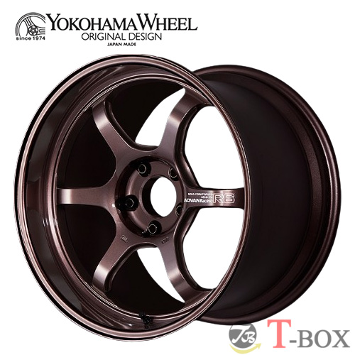 (単品1本価格) 18インチ 7.5J 5/114.3 ヨコハマホイール ADVAN Racing R6 アドバンレーシング (RCB) : yokowl r6 rcb 18755114 1p : T BOX Auto Parts