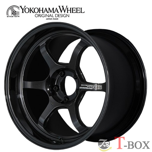 (単品1本価格) 18インチ 7.5J 5/100 ヨコハマホイール ADVAN Racing R6 アドバンレーシング (TBK) : yokowl r6 tbk 18755100 1p : T BOX Auto Parts