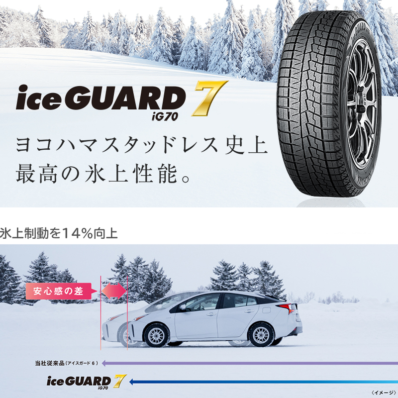 4本以上で送料無料] スタッドレスタイヤ iG70 165/65R15 81Q 新品