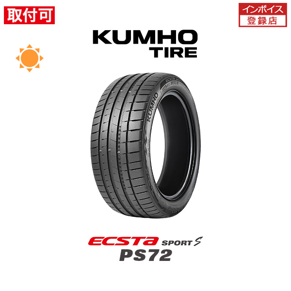 �N���z ECSTA SPORT S PS72 255/30R19 91Y XL �T�}�[�^�C�� 1�{