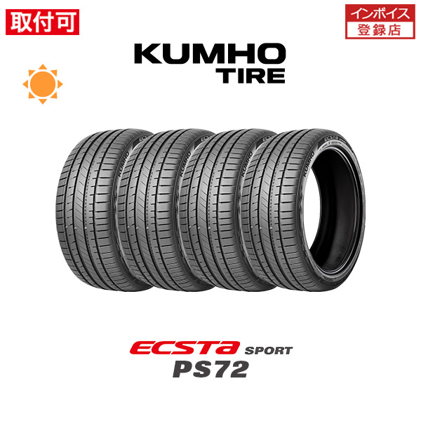 �N���z ECSTA SPORT PS72 255/45R18 103Y XL �T�}�[�^�C�� 4�{�Z�b�g