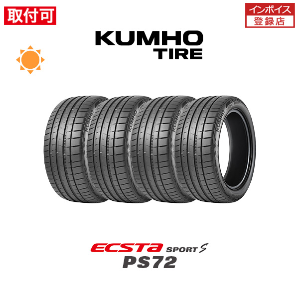 �N���z ECSTA SPORT S PS72 255/40R20 101Y XL �T�}�[�^�C�� 4�{�Z�b�g