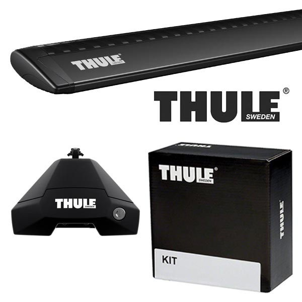 THULE マツダ CX-60 ルーフレールなし R4/9〜 ルーフキャリア取付1台分セット TH7105+TH7115B+THKIT5336