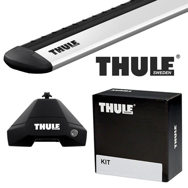 安心発送】 THULE ホンダ シビック 9〜 TH7113 ルーフキャリア取付1台分セット 5ドア TH7105 R3 THKIT5316  ルーフボックス、キャリア