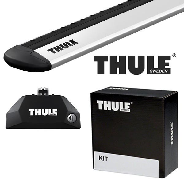 THULE マツダ CX-30 ダイレクトルーフレール付 R1/10〜 ルーフキャリア取付1台分セット TH7106+TH7112+THKIT6151