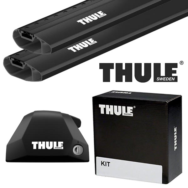 THULE BMW X1/iX1 (U11)ダイレクトルーフレール付 23〜 ルーフキャリア取付1台分セット TH7206+TH7214B+THKIT6007｜tire1ban