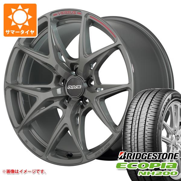 サマータイヤ 225/45R18 95W XL ブリヂストン エコピア NH200 レイズ ベルサス クラフトコレクション VV21S 8.0-18｜tire1ban