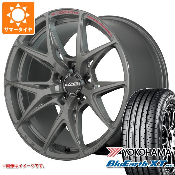 サマータイヤ 235/60R18 103W ヨコハマ ブルーアースXT AE61 レイズ ベルサス クラフトコレクション VV21S 8.0 18 :21sccg8 34393:タイヤ1番