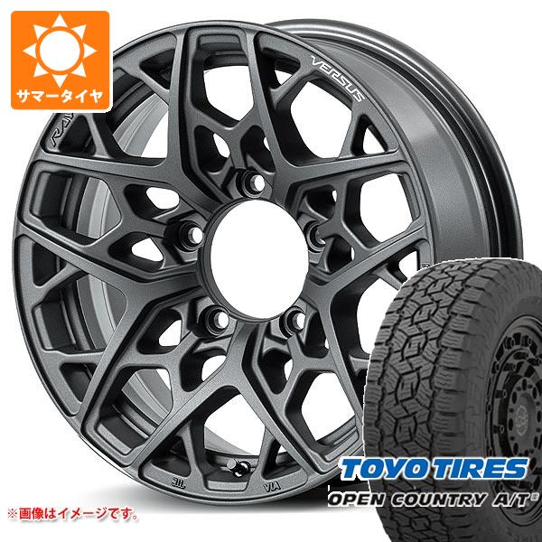 ジムニー用 サマータイヤ トーヨー オープンカントリー A/T3 175/80R16 91S ブラックレター レイズ ベルサス VV25MX 5.5 16 :25mxapj 38821 s86740zk:タイヤ1番