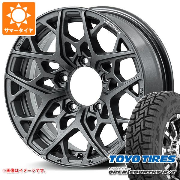 ジムニーシエラ JB74W用 2024年製 サマータイヤ トーヨー オープンカントリー R/T 235/70R16 106Q ホワイトレター レイズ ベルサス VV25MX 6.0 16 :25mxaps 34451 s861007zk:タイヤ1番