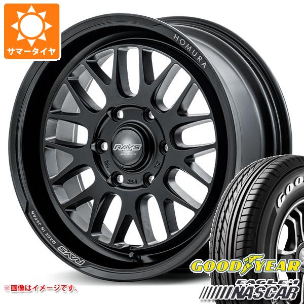 ハイエース 200系用 サマータイヤ グッドイヤー イーグル ＃1 ナスカー 215/60R17C 109/107R ホワイトレター レイズ ホムラ 2x9L RA 6.5 17 :29lrabo 14403 t80968yt:タイヤ1番