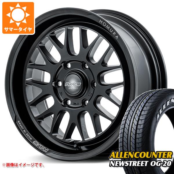 ハイエース 200系用 サマータイヤ オーレンカウンター ニューストリート OG 20 215/60R17C 109/107T ホワイトレター レイズ ホムラ 2x9L RA 6.5 17 :29lrabo 32175 t80968yt:タイヤ1番