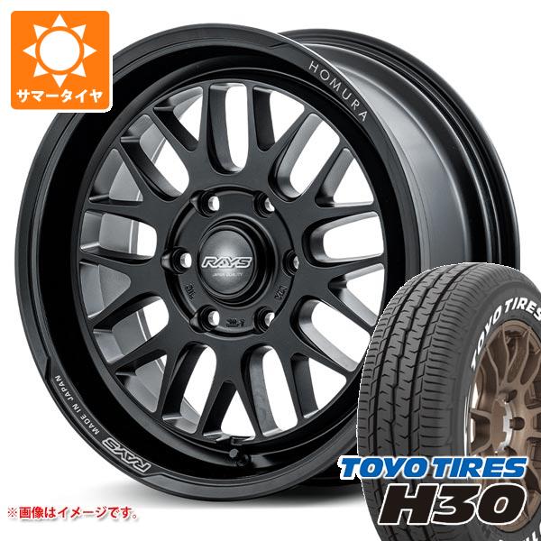 ハイエース 200系用 サマータイヤ トーヨー H30 215/60R17 C 109/107R ホワイトレター レイズ ホムラ 2x9L RA 6.5 17 :29lrabo 39887 t80968yt:タイヤ1番