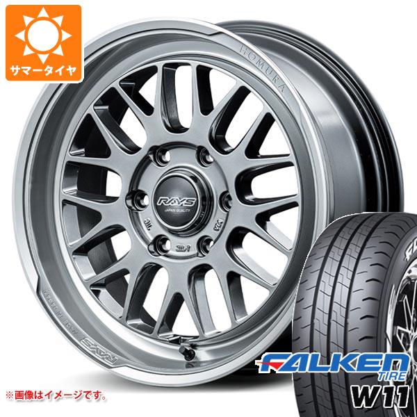 ハイエース 200系用 2024年製 サマータイヤ ファルケン W11 215/60R17C 109/107N ホワイトレター レイズ ホムラ 2x9L RA 6.5 17 :29lraqa 32711 t80968yt:タイヤ1番