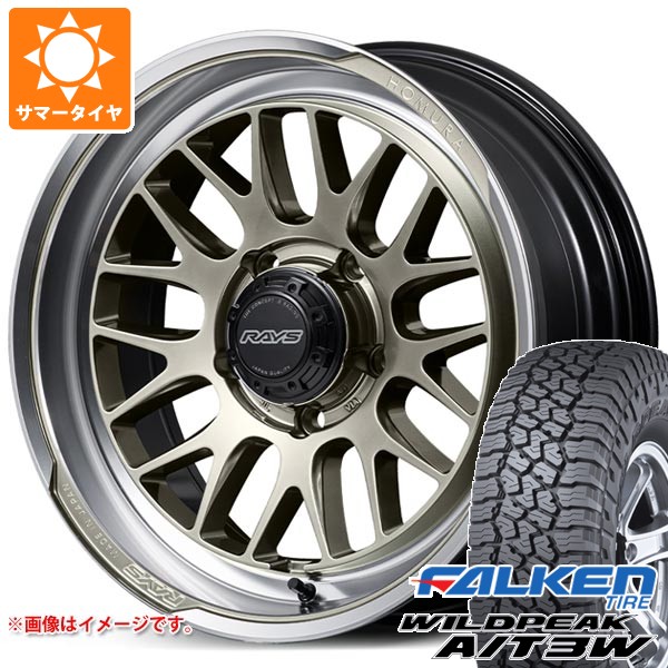 RAYS - スズキ ジムニーシエラ JB74W用 朱夏タイア ファルケン ワイルドピーク A/T3W 235/70R16 109T XL レイズ ホムラ 2x9L-RA 6.0-16 タイヤ、ホイール-自動車-車、バイク、自転車