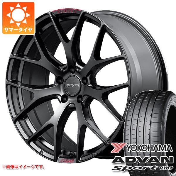 アルファード 40系用 サマータイヤ ヨコハマ アドバンスポーツV107 245/45R20 103Y XL V107A レイズ ホムラ 2x7FT スポーツエディション 8.5-20