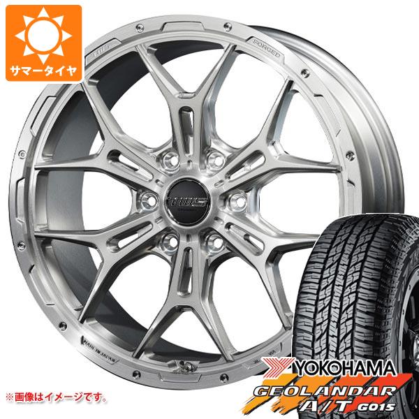 ランドクルーザー250用 サマータイヤ ヨコハマ ジオランダー A/T G015 275/60R20 115H ブラックレター TWS 306S ジオクロス モノブロック 8.5-20