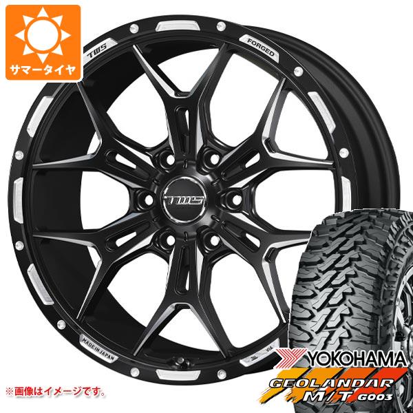 ハイラックス 120系用 サマータイヤ ヨコハマ ジオランダー M/T G003 LT275/55R20 120/117Q  TWS 306S ジオクロス モノブロック 8.5-20