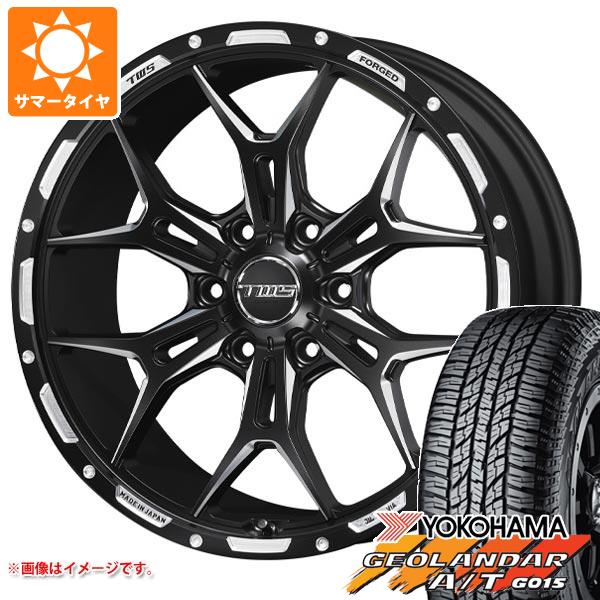 ランドクルーザー250用 サマータイヤ ヨコハマ ジオランダー A/T G015 275/60R20 115H ブラックレター TWS 306S ジオクロス モノブロック 8.5-20