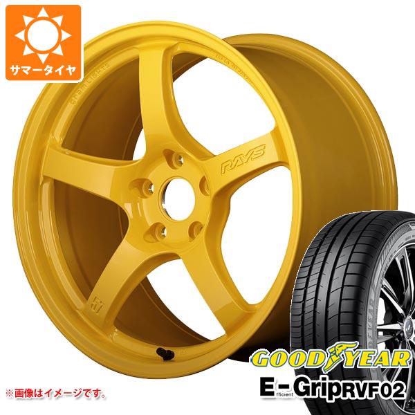 サマータイヤ 225/55R18 102V XL グッドイヤー エフィシエントグリップ RVF02 レイズ グラムライツ 57CR 2324 LTD 8.5-18