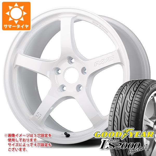 サマータイヤ 195/40R17 81W グッドイヤー イーグル LS2000 ハイブリッド2 レイズ グラムライツ 57CR LTD 7.0 17 :57crltd 581:タイヤ1番