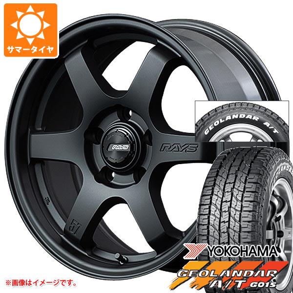 T31エクストレイル用 2024年製 サマータイヤ ヨコハマ ジオランダー A/T G015 215/65R16C 109/107S ホワイトレター レイズ グラムライツ 57DR X2 7.0 16 :57drx2 38493 n84986sn:タイヤ1番