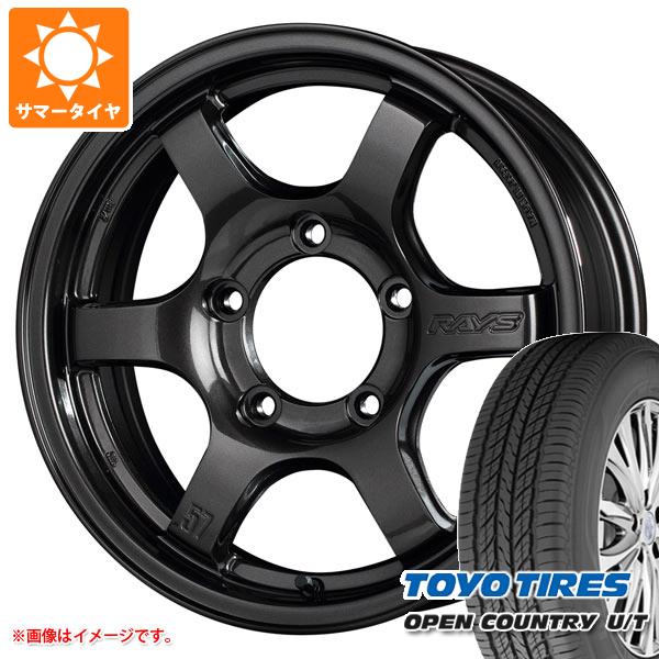 ジムニー JB64W用 サマータイヤ トーヨー オープンカントリー U/T 215/70R16 100H グラムライツ 57DR X 5.5 16 :57drxj 28545 s86768zk:タイヤ1番