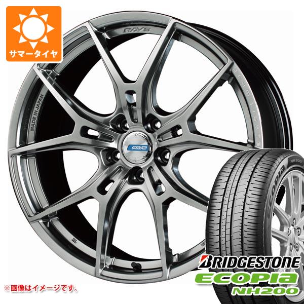 サマータイヤ 225/45R18 95W XL ブリヂストン エコピア NH200 レイズ グラムライツ 57FXZ LTD 8.0 18 : 57fxzltd 38111 : タイヤ1番