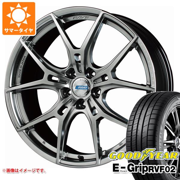 サマータイヤ 225/55R19 103W XL グッドイヤー エフィシエントグリップ RVF02 レイズ グラムライツ 57FXZ LTD 8.0 19 :57fxzltd 36613:タイヤ1番