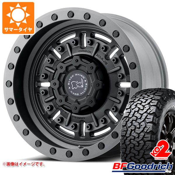 5本セット FJクルーザー 10系用 サマータイヤ BFグッドリッチ オールテレーンT/A KO2 LT265/70R17 121/118S ホワイトレター ブラックライノ エイブラムス 8.5 17 :abratg6 19590 t801004yt 5:タイヤ1番