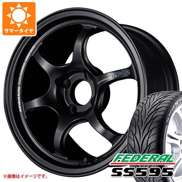 サマータイヤ 215/40R18 85W フェデラル SS595 アドバンレーシング RG-D2 7.5-18｜tire1ban