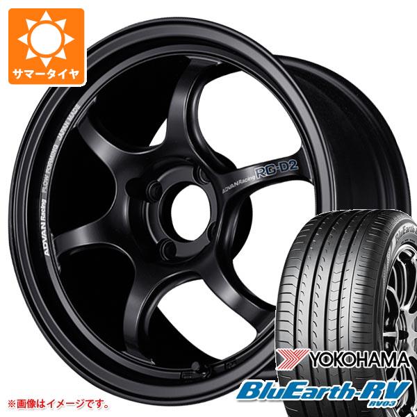 2024年製 サマータイヤ 215/60R17 96H ヨコハマ ブルーアースRV RV03 アドバンレーシング RG-D2 7.5-17｜tire1ban