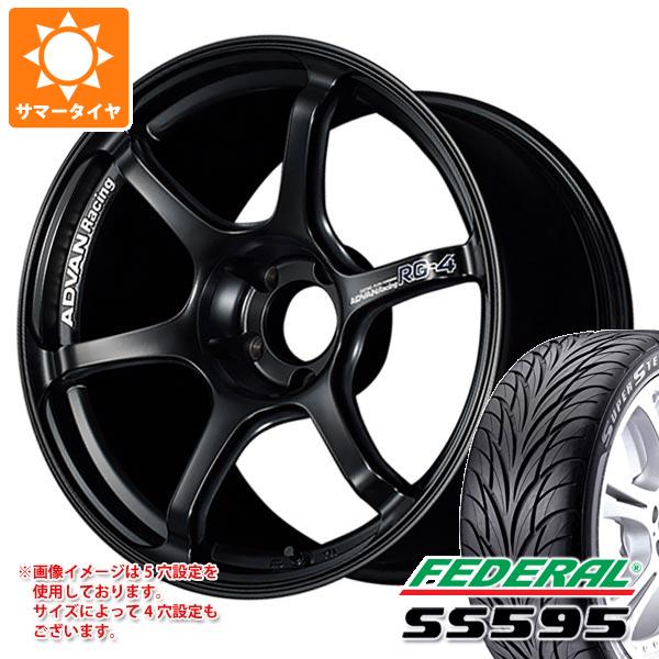 サマータイヤ 225/40R18 88W フェデラル SS595 アドバンレーシング RG-4 8.0-18｜tire1ban