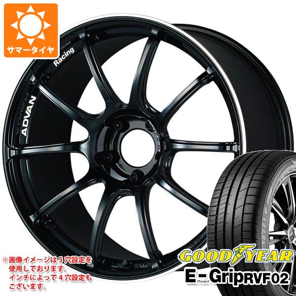 サマータイヤ 205/55R17 95V XL グッドイヤー エフィシエントグリップ RVF02 アドバンレーシング RZ2 7.5-17