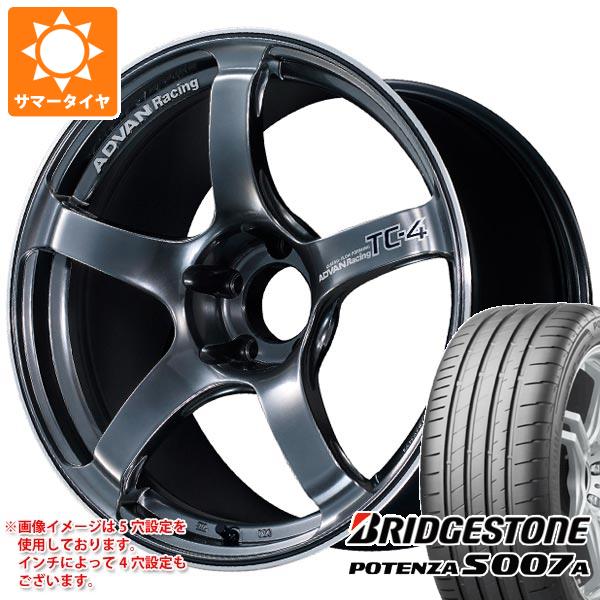 サマータイヤ 235/40R18 95Y XL ブリヂストン ポテンザ S007A アドバンレーシング TC 4 7.5 18 : adtc4 29117 : タイヤ1番