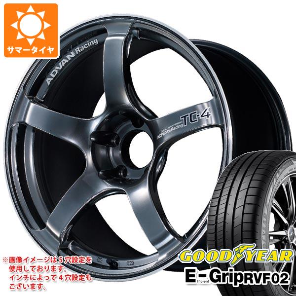 サマータイヤ 225/50R18 99V XL グッドイヤー エフィシエントグリップ RVF02 アドバンレーシング TC-4 8.0-18｜tire1ban