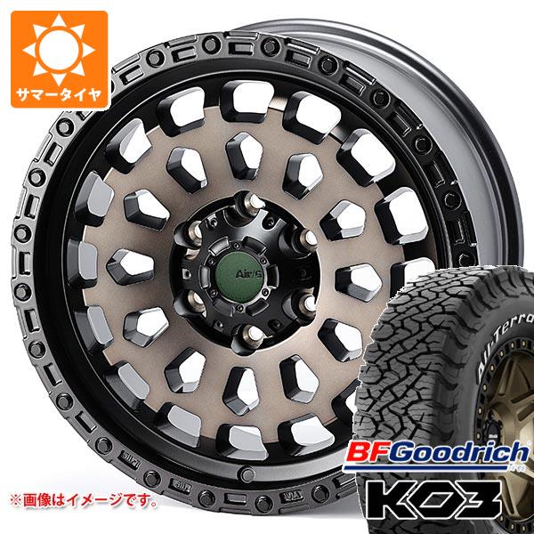 オールテレーン - トヨタ 地びたクルーザー250用 朱夏タイア BF好ましい金持ち T/A KO3 LT265/65R18 117/114S 白いこと雁の使い エアージー ヴァルカン 8.5-18 タイヤ、ホイール-夏タイヤ、ホイールセット
