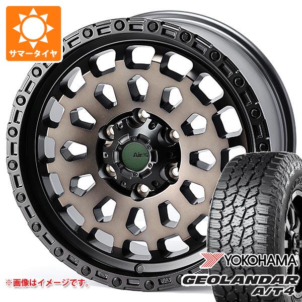 GEOLANDAR - トヨタ 地びたクルーザー250用 朱夏タイア ヨコハマ ジオランダー A/T4 G018 265/65R18 114H 黒いこと雁の使い エアージー ヴァルカン 8.5-18 自動車-車、バイク、自転車