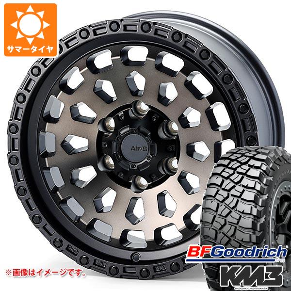 ミツビシ トライトン LC2T用 サマータイヤ BFグッドリッチ マッドテレーンT/A KM3 LT265/65R17 120/117Q エアージー ヴァルカン 8.0-17