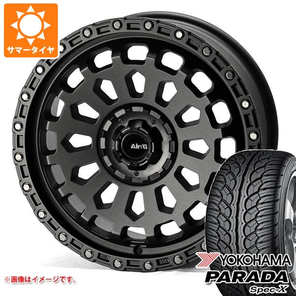 PARADA Spec-X - 炎節タイア 235/60R18 103V ヨコハマ パラダ 規格-X PA02 エアージー ヴァルカン 8.0-18
