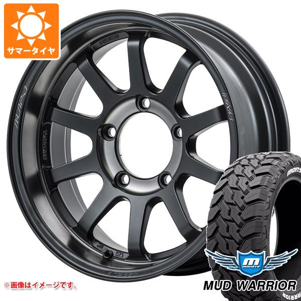 ジムニー JB64W用 サマータイヤ モンスタ マッドウォーリアー LT215/70R16 107/105Q ホワイトレター レイズ エーラップ J 2324 LTD 5.5 16 :alj2324j 34780 s86768zk:タイヤ1番