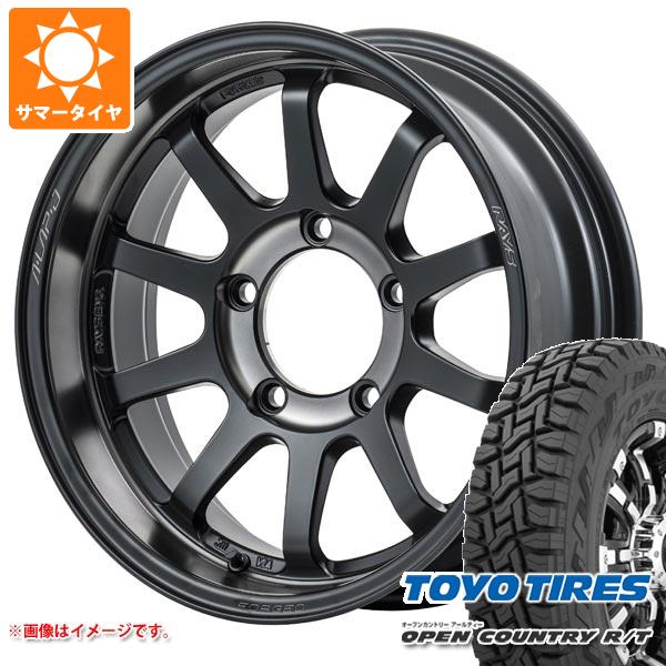 ジムニーシエラ JB74W用 サマータイヤ トーヨー オープンカントリー R/T 185/85R16 105/103N LT ホワイトレター レイズ エーラップ J 2324 LTD 6.0 16 :alj2324s 34452 s86769zk:タイヤ1番