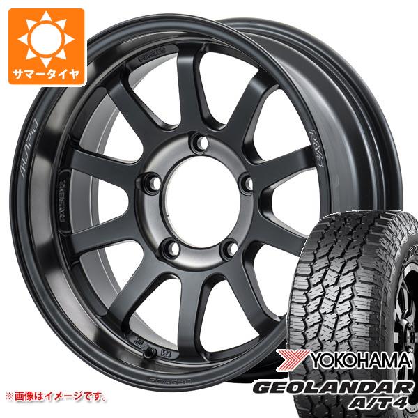RAYS - スズキ ジムニー JB64W用 炎節タイア ヨコハマ ジオランダー A/T4 G018 215/70R16 100H 黒いこと水茎の跡 レイズ エーラップ J 2324 LTD 5.5-16
