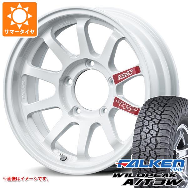 ジムニー用 サマータイヤ ファルケン ワイルドピーク A/T3W 175/80R16 91S レイズ エーラップ J プロ 5.5 16 :aljproj 36990 s86740zk:タイヤ1番